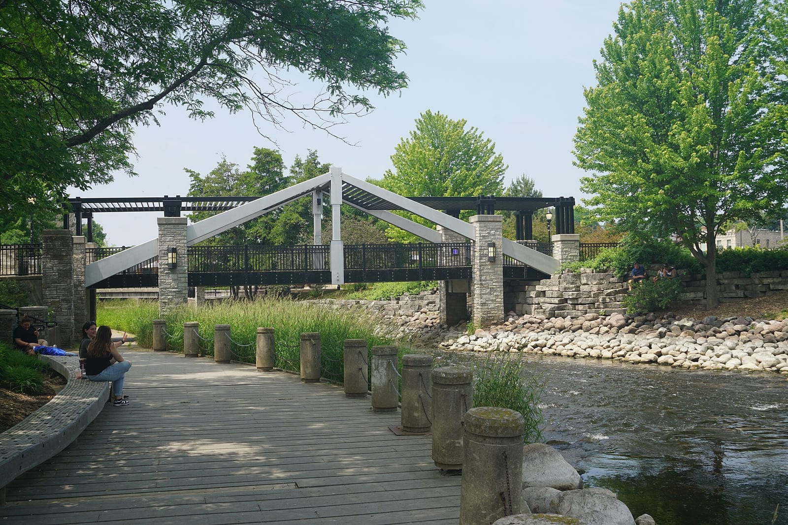 The Fox River and RiverWalk in downtown Waukesha - Michael Barera, CC BY-SA 4.0